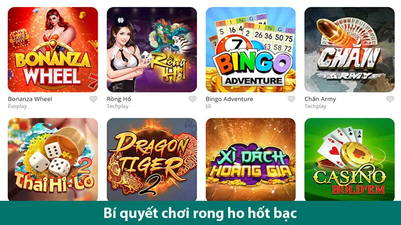 Cách chơi và các bí quyết thắng game bài Rồng Hổ cực hấp dẫn